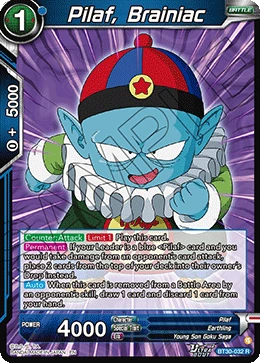Pilaf, Brainiac BT30-032 Dragon Ball Masters card