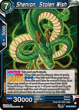 Shenron, Stolen Wish BT30-038 card