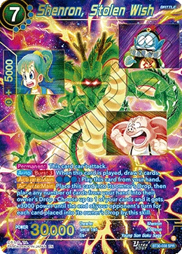 Shenron, Stolen Wish BT30-038_SPR card