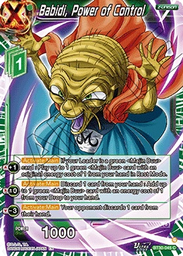 Babidi, Power of Control BT30-045 card
