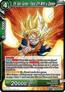 SS Son Goten, Face-Off With a Demon BT30-049 card