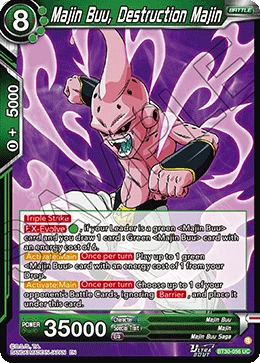 Majin Buu, Destruction Majin BT30-056 card