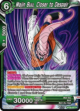 Majin Buu, Closer to Despair BT30-057 card