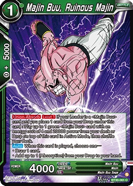 Majin Buu, Ruinous Majin BT30-061 card