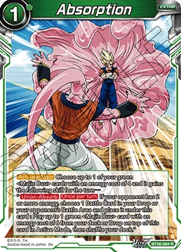 Absorption BT30-064 Dragon Ball Masters card, Promo