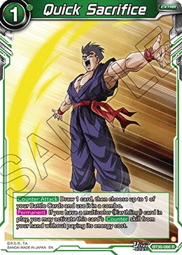 Quick Sacrifice BT30-066 card