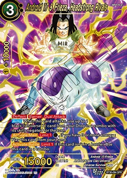 Android 17 & Frieza, Headstrong Rivals BT30-094_SPR card