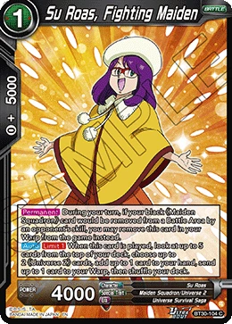 Su Roas, Fighting Maiden BT30-104 card