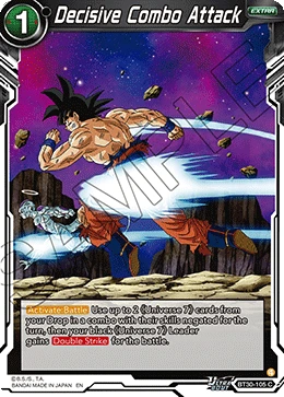 Decisive Combo Attack BT30-105 card