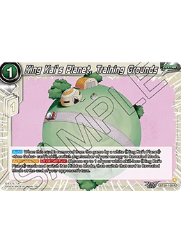 King Kai’s Planet, Training Grounds BT30-109 card