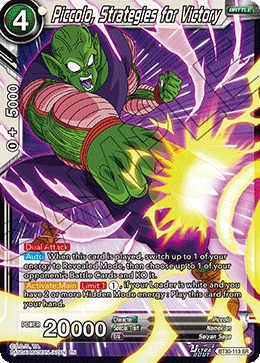 Piccolo, Strategies for Victory BT30-113 card