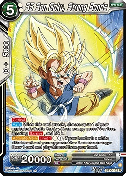 SS Son Goku, Strong Bonds BT30-122 card