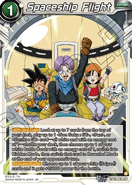 Spaceship Flight BT30-135 Dragon Ball Masters card