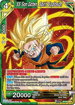 SS Son Goten, Spirit Explosion BT30-138 card