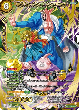 Majin Buu, Babidi, & Dabura, Trinity BT30-145 card