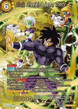 Broly, Cheelai, & Lemo, Trinity BT30-146 card