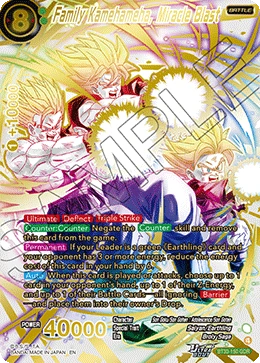 Family Kamehameha, Miracle Blast BT30-150_GDR card