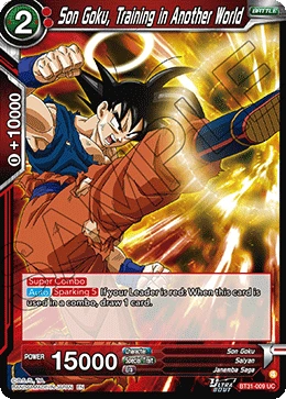 Son Goku, Training in Another World BT31-009 card