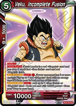 Veku, Incomplete Fusion BT31-013 card