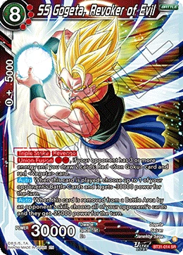 SS Gogeta, Revoker of Evil BT31-014 card