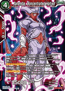 Janemba, Concentrated Hatred BT31-016 card