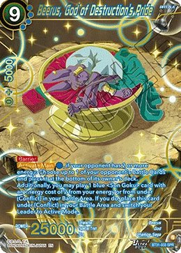 Beerus, God of Destruction’s Pride BT31-033_PR card