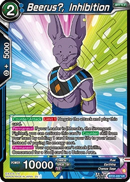 Beerus?, Inhibition BT31-037 card
