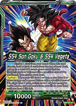 SS4 Son Goku & SS4 Vegeta BT31-041_PR card