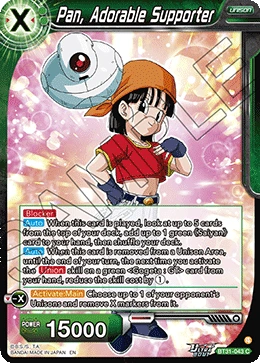 Pan, Adorable Supporter BT31-043 card