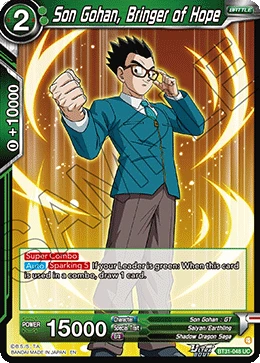 Son Gohan, Bringer of Hope BT31-048 card