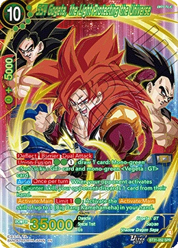 SS4 Gogeta, the Light Protecting the Universe BT31-052_SPR card
