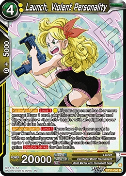 Launch, Violent Personality BT31-066 Dragon Ball Masters card