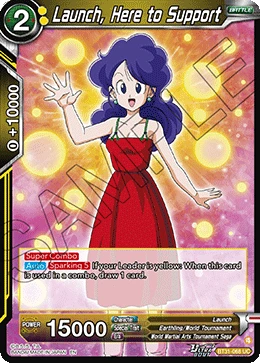 Launch, Here to Support BT31-068 Dragon Ball Masters card