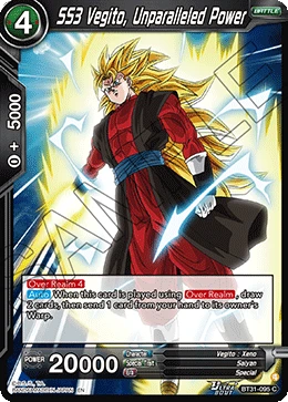 SS3 Vegito, Unparalleled Power BT31-095 card