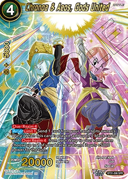 Chronoa & Aeos, Gods United BT31-098 Dragon Ball Masters card
