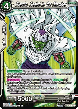 Piccolo, Sealed in the Chamber BT31-135 card