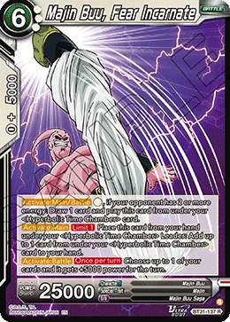 Majin Buu, Fear Incarnate BT31-137 card