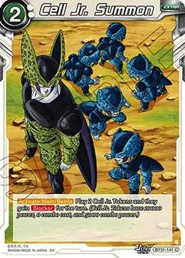 Cell Jr. Summon BT31-141 card