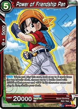 Power of Friendship Pan BT4-009 card