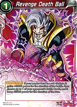 Revenge Death Ball BT4-021 card