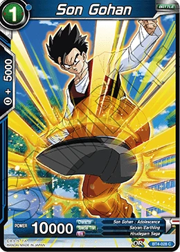 Son Gohan BT4-028 card