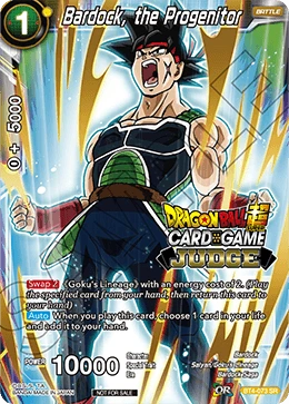 Bardock, the Progenitor BT4-073 Dragon Ball Masters card, Reprint