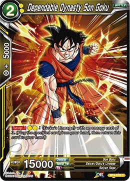 Dependable Dynasty Son Goku BT4-078 card