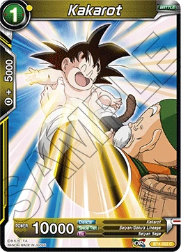 Kakarot BT4-082 Dragon Ball Masters card