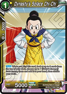 Dynasty's Solace Chi-Chi BT4-089 card
