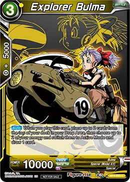 Explorer Bulma BT4-093 Dragon Ball Masters card, Promo