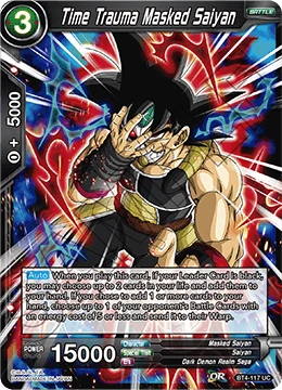 Time Trauma Masked Saiyan BT4-117 card