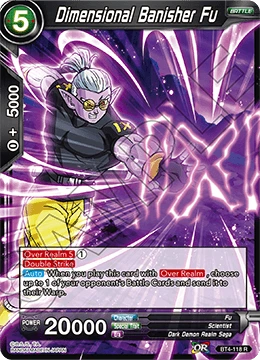 Dimensional Banisher Fu BT4-118 card