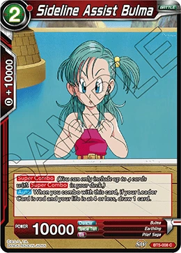 Sideline Assist Bulma BT5-008 card