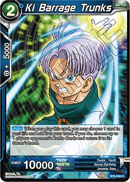 Ki Barrage Trunks BT5-036 card
